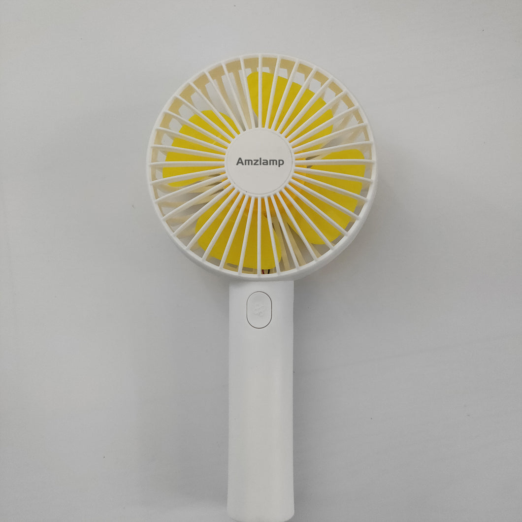 Amzlamp Portable electric fans, Handheld Fan Mini Fan,Small Personal Portable Fan,3 Speed Adjustable USB Desk Fan