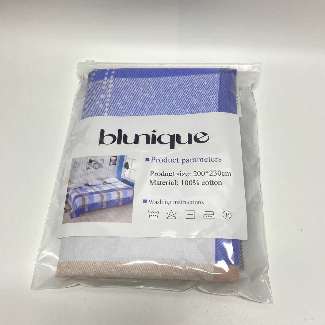 Blunique Sheet,Breathable Bed Cover for Spring & Summer,Lightweight Bedspread.