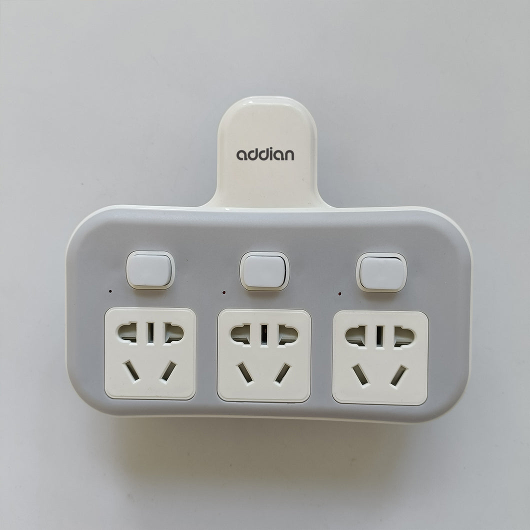 addian- Electrical sockets，Multi-switch row plug charging USB small plug row travel portable smart socket