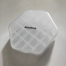 Load image into Gallery viewer, Amzbox Plastic boxes,1 Packs Small Clear Plastic Beads Storage Containers Box with Hinged Lid for Storage of Small Items
