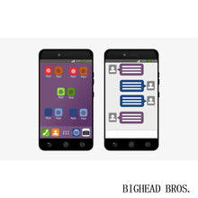 Load image into Gallery viewer, BIGHEAD BROS.- downloadable graphics for mobile phones, giving you high quality graphics
