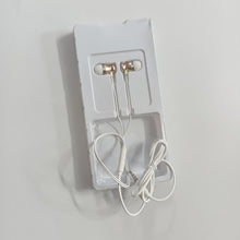 Load image into Gallery viewer, Earphones for cellular telephones,Earphones with Microphone Volume Control, (White)
