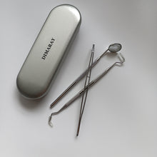 Load image into Gallery viewer, DIMARAY instruments, namely, {specify items, e.g., picks, burrs, mirrors},Dental Tools Stainless Steel Dental Hygiene Tool Set.
