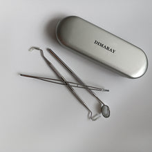 Load image into Gallery viewer, DIMARAY instruments, namely, {specify items, e.g., picks, burrs, mirrors},Dental Tools Stainless Steel Dental Hygiene Tool Set.
